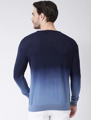 blue ombre pullover - 16790268 - Standard Image - 3