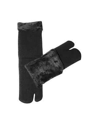 black nylon ankle length socks - 16791923 - Standard Image - 3