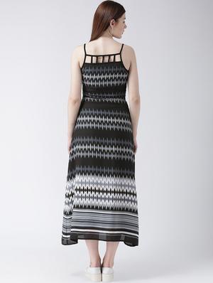 ladder cut out printed maxi dress - 16792331 - Standard Image - 3