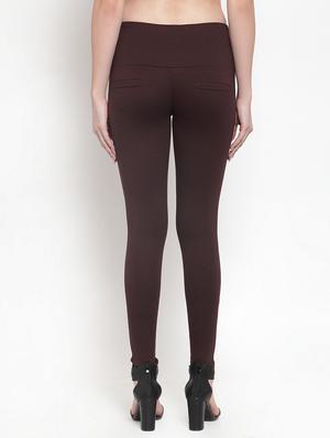 lace up detail mid rise jeggings - 16793246 - Standard Image - 3