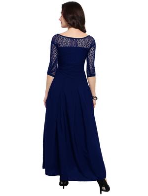 boat neck laced maxi dress - 16793508 - Standard Image - 3
