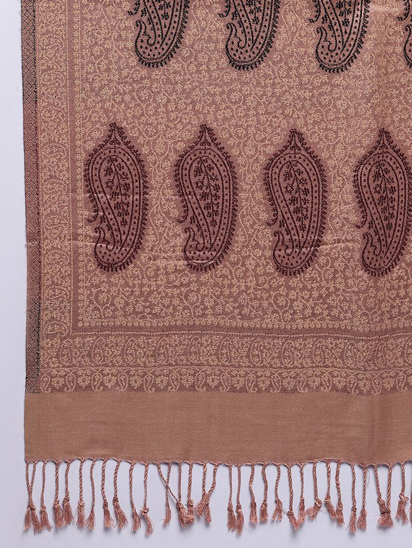 self design woolen stole - 16796670 - Zoom Image - 3