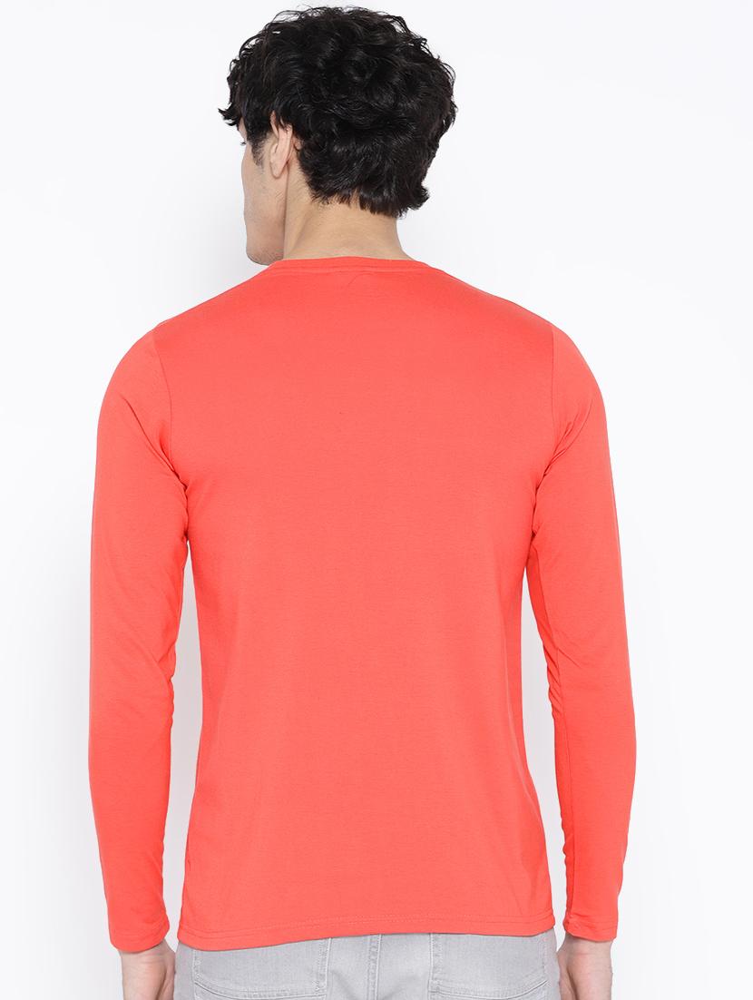 orange solid t-shirt - 16797128 - Zoom Image - 3