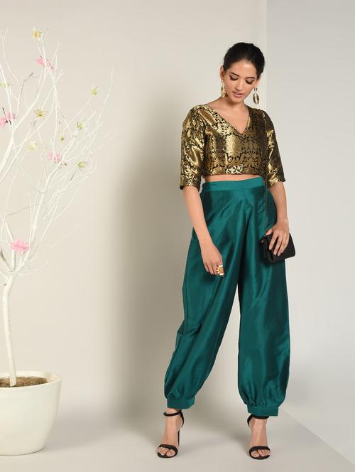solid pathani salwar - 16797432 - Standard Image - 1