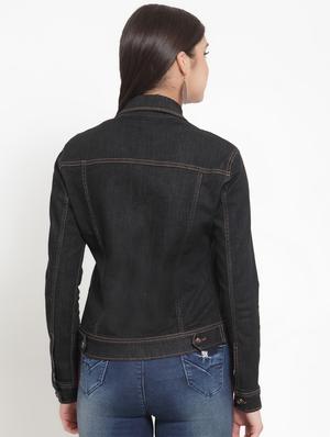 button detail denim jacket - 16797705 - Standard Image - 3