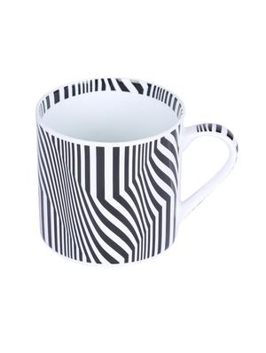 bone china cup set with inner chain & black design. ( set of 6 ) - 16798210 - Standard Image - 3