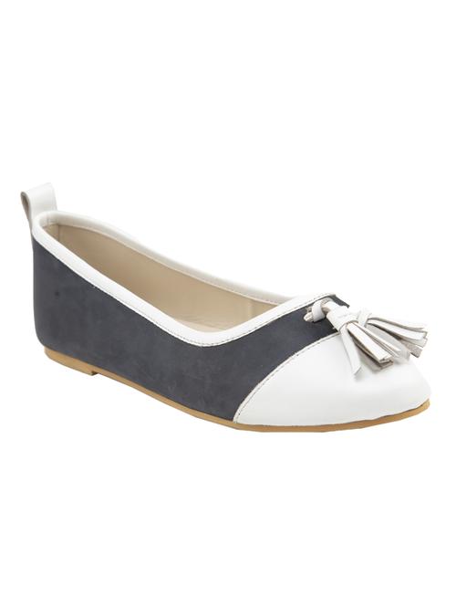 navy slip on ballerinas - 16799301 - Standard Image - 1