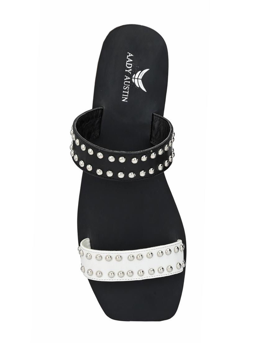 black slip on sandals - 16801570 - Zoom Image - 3