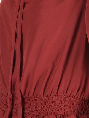 off shoulder ruffled dress - 16802292 - Standard Image - 6
