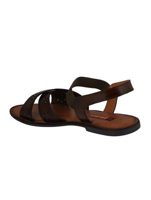 brown back strap sandals - 16802563 - Standard Image - 3