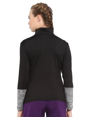 long sleeved melange jacket - 16804313 - Standard Image - 3