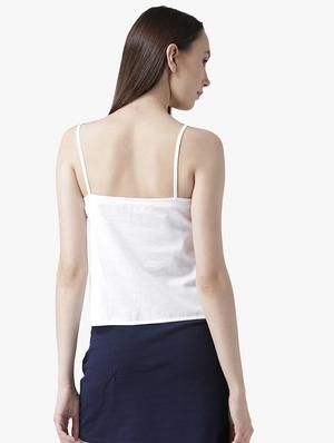 cami neck button-up top - 16805012 - Standard Image - 3