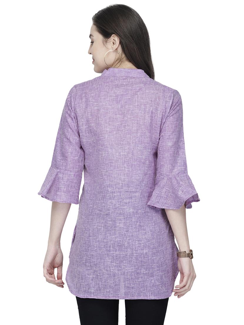 solid straight kurti - 16809477 - Zoom Image - 3