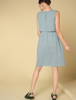 embellish detail a-line dress - 16810924 - Standard Image - 3