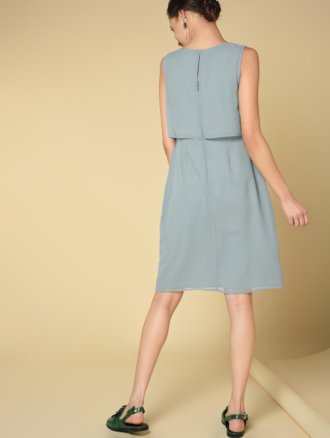 embellish detail a-line dress - 16810924 - Zoom Image - 3