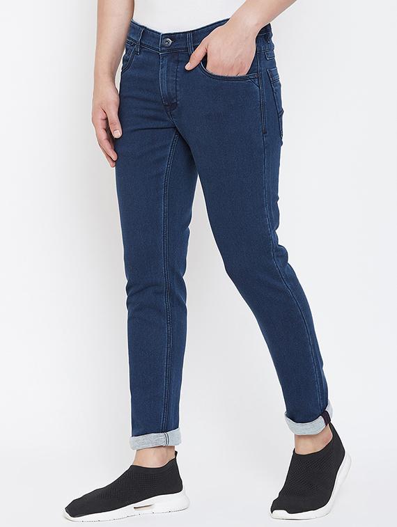 blue plain denim jeans - 16812494 - Zoom Image - 3