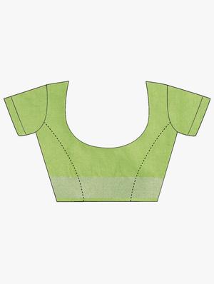 solid bhagalpuri saree with blouse - 16812534 - Standard Image - 3