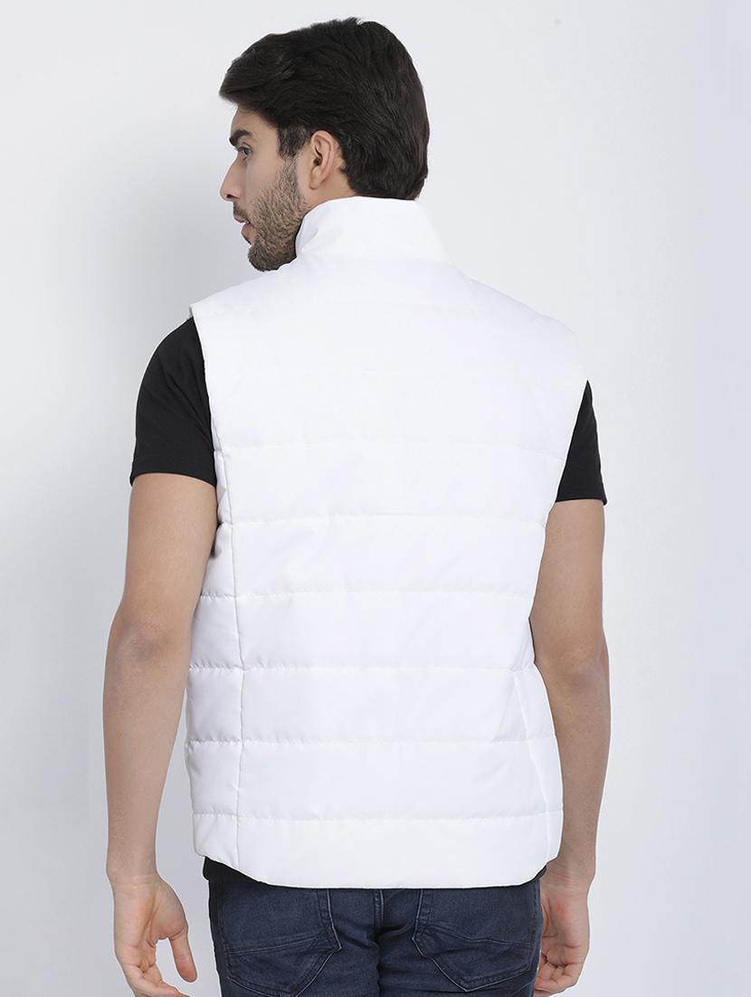 white solid quilted jacket - 16812621 - Zoom Image - 3