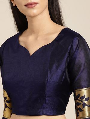 bordered kanjivaram saree with blouse - 16814266 - Standard Image - 3