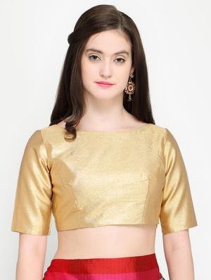 solid kanjivaram silk saree with blouse - 16814279 - Standard Image - 3