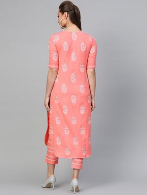 floral kurta pant set - 16816601 - Standard Image - 3