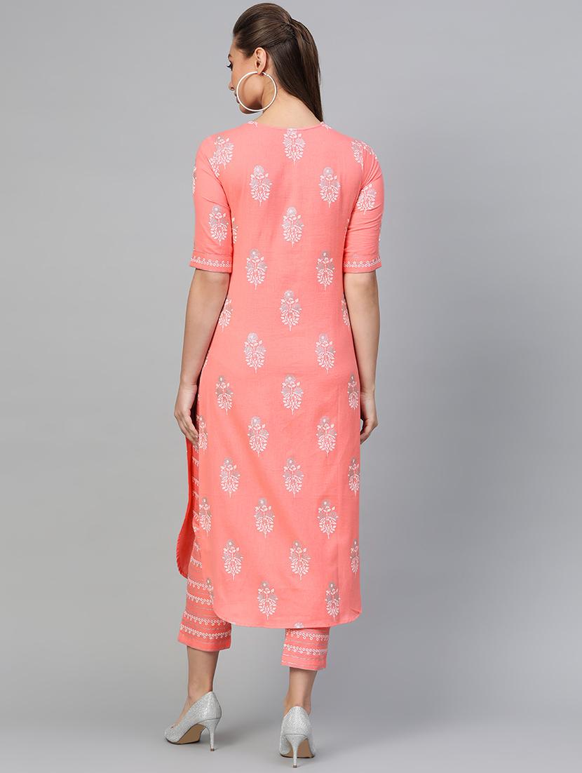 floral kurta pant set - 16816601 - Zoom Image - 3