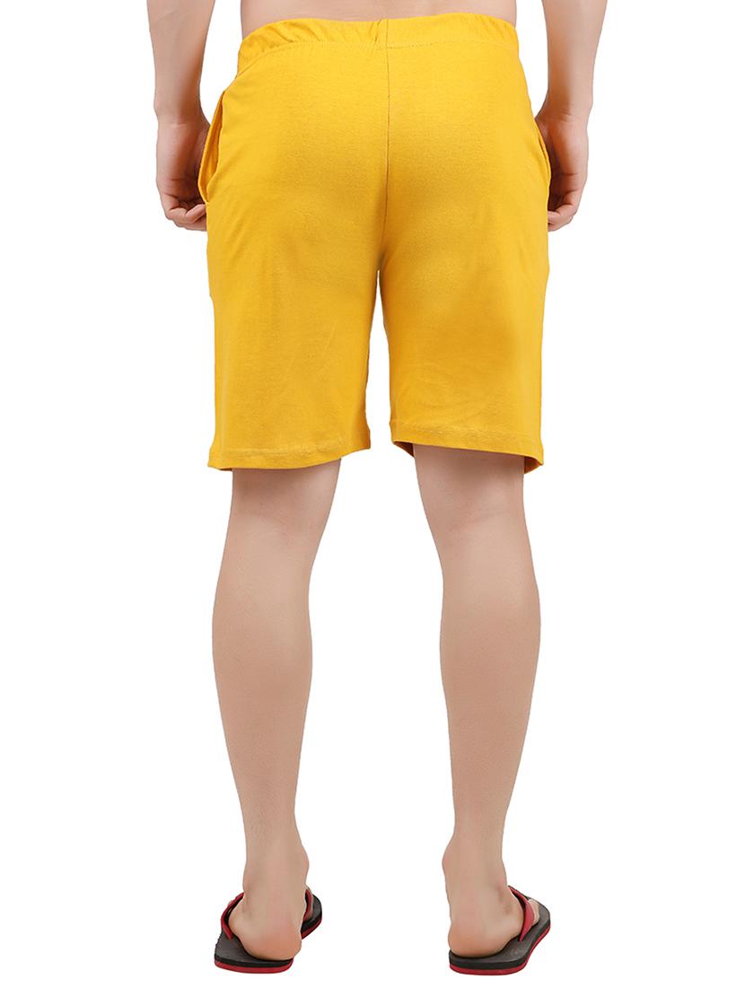 yellow printed shorts - 16816666 - Zoom Image - 3