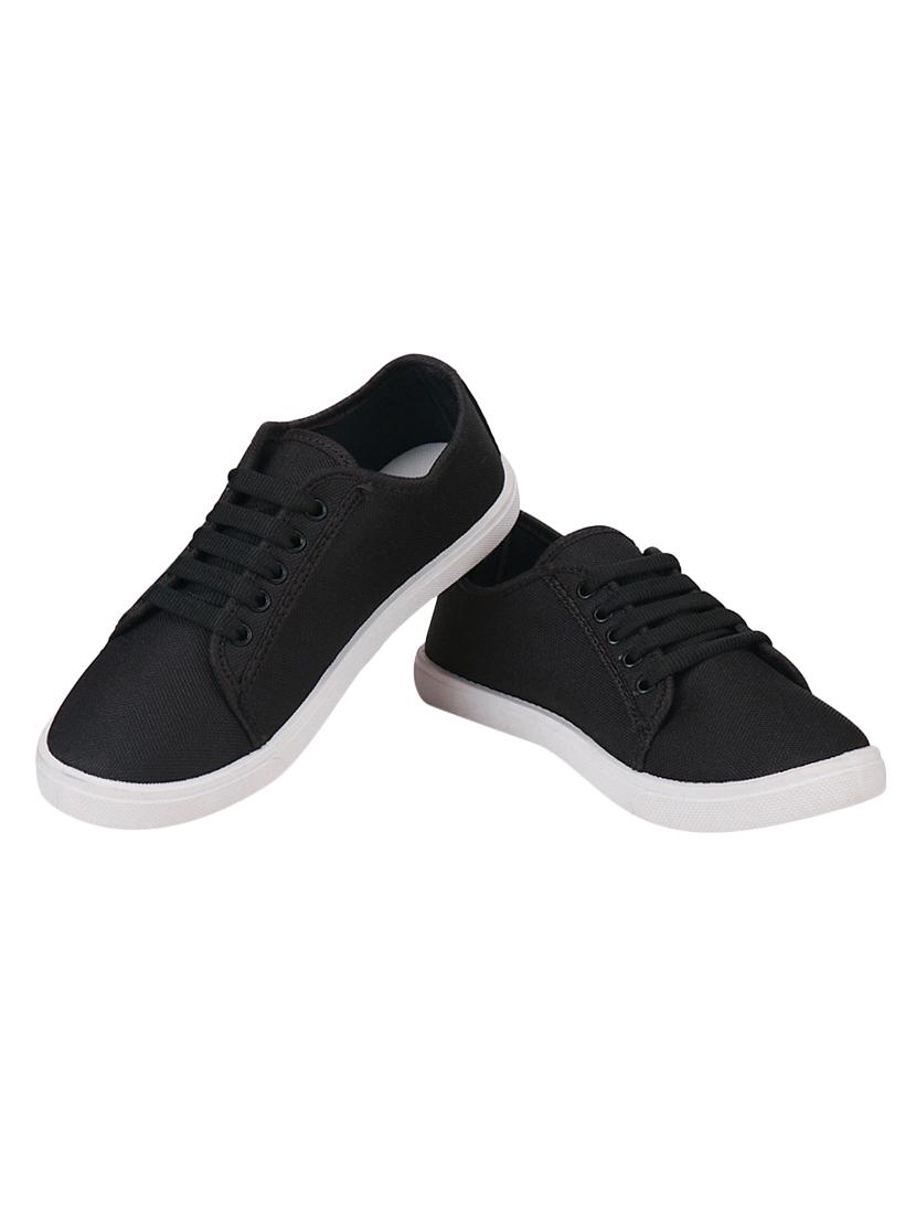 black lace-up sneakers - 16817251 - Zoom Image - 3