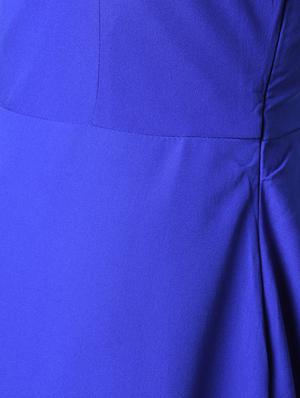 round neck electric blue maxi dress - 16817541 - Standard Image - 6