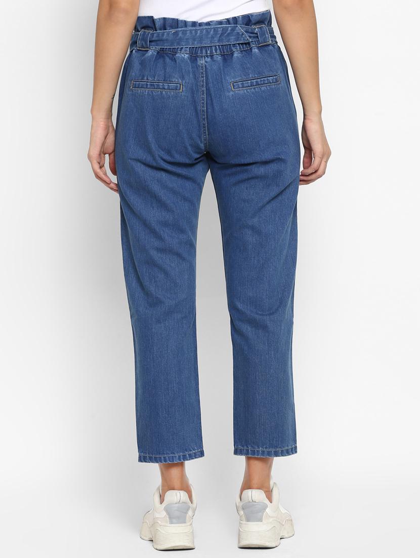high rise stone washed jeans - 16823095 - Zoom Image - 3