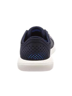 navy rubber lace up shoes - 16825516 - Standard Image - 3