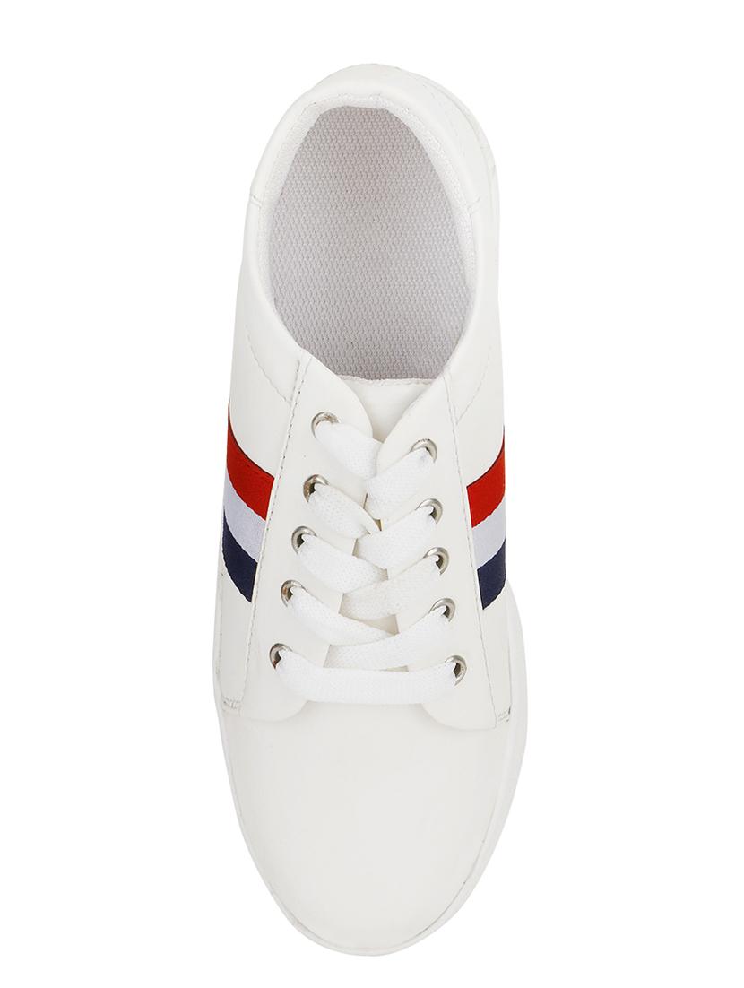 white lace-up sneakers - 16829655 - Zoom Image - 3