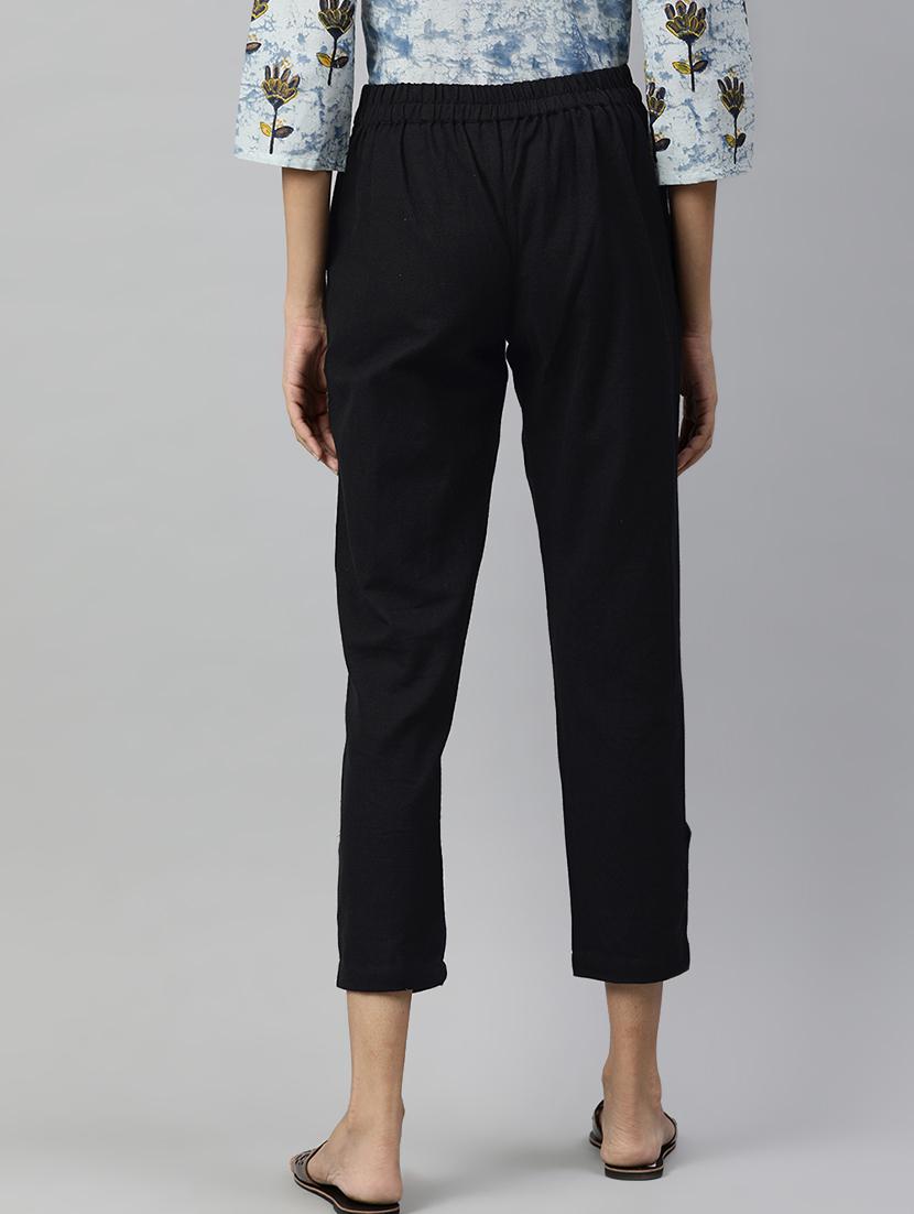 solid straight tapered pant - 16833294 - Zoom Image - 3