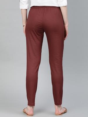 high rise flat front trouser - 16833305 - Standard Image - 3