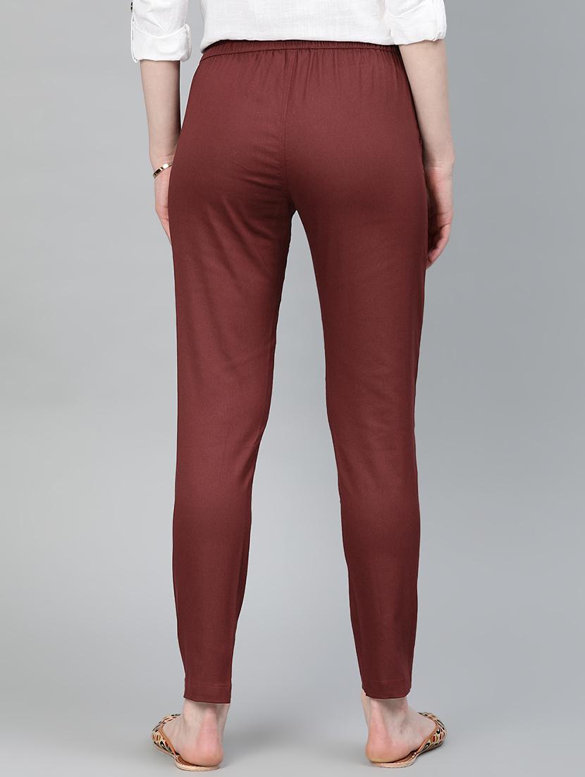 high rise flat front trouser - 16833305 - Zoom Image - 3