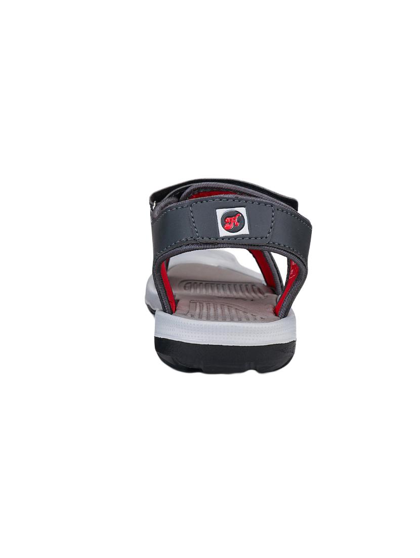 grey leatherette back strap floaters - 16834067 - Zoom Image - 3