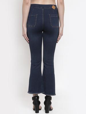 high rise boot cut jeans - 16837894 - Standard Image - 3