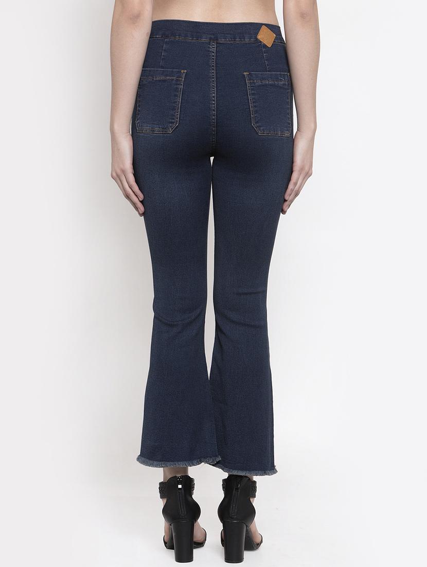 high rise boot cut jeans - 16837894 - Zoom Image - 3