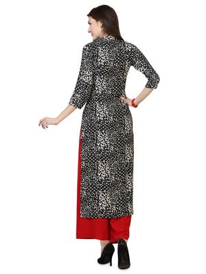 printed kurta palazzo set - 16839910 - Standard Image - 3