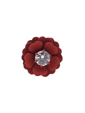 red metal studs earring - 16841825 - Standard Image - 3