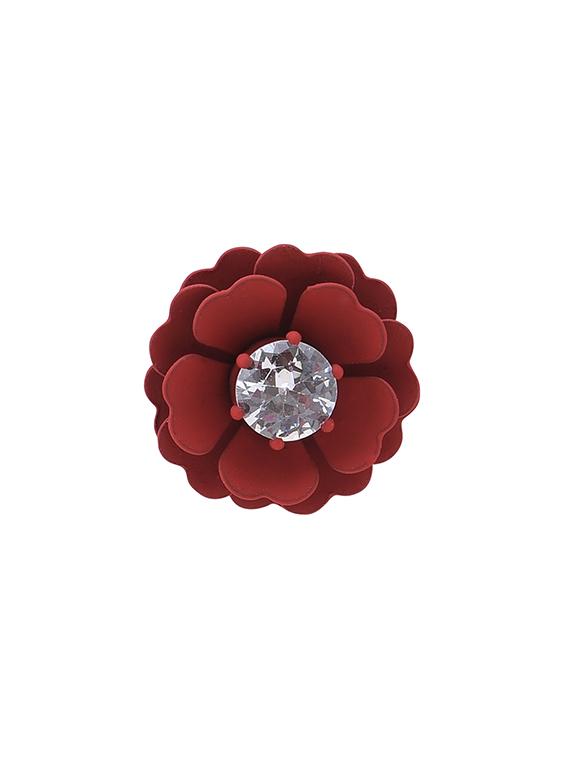 red metal studs earring - 16841825 - Zoom Image - 3