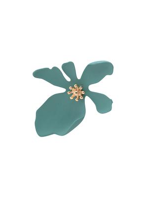 green metal studs earring - 16841853 - Standard Image - 3