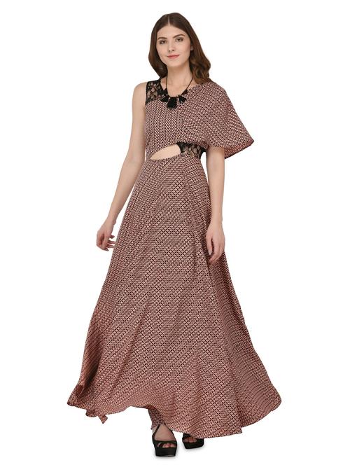 cut out detail geometric gown - 16843306 - Standard Image - 1