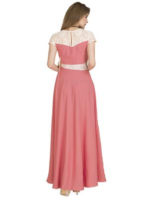color block bow detail gown - 16843348 - Standard Image - 3