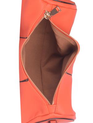 orange leatherette regular sling bag - 16843488 - Standard Image - 3