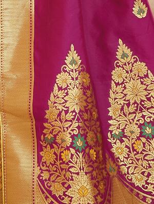 self design panelled lehenga - 16845434 - Standard Image - 3