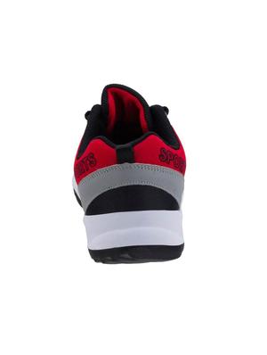 black mesh lace up sport shoes - 16848008 - Standard Image - 3
