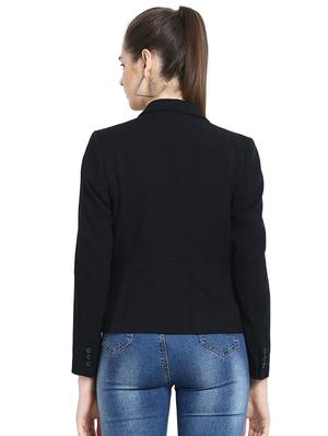 single button lapel neck blazer - 16848634 - Standard Image - 3