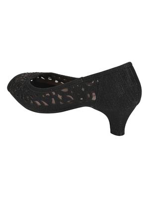 black slip on sandals - 16848735 - Standard Image - 3