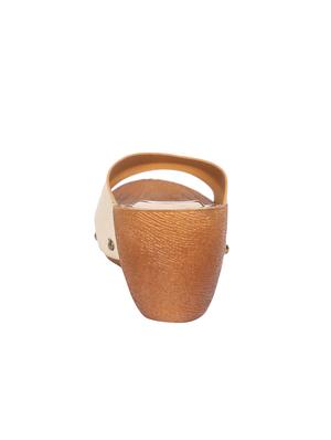 gold slip on wedges - 16849012 - Standard Image - 3
